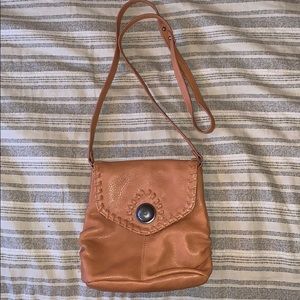 Tan crossbody bag